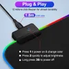 RGB Gaming Podkładka pod mysz Duża podkładka pod mysz Gamer Big Mouse Mat Computer Mousepad LED Podświetlenie Powierzchnia Księżyca Pad Klawiatura Mata Nowy