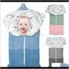 Sacs Nursery Literie Bébé Enfants Maternité Drop Livraison 2021 Sac de couchage Enveloppes Swaddling Wrap Hiver Bébé Poussette Sleepsacks Épais Chaud