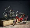 IJzeren antieke fiets miniatuur model vintage fiets ornamenten metalen standbeeld ambacht handgemaakte ambachten woondecoratie accessoires H0927
