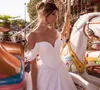 Blinging от плеча бисероплетение хрустальные пояса a-line свадебное платье для поезда свадебное платье Vestido de Noiva 2022 халат марок
