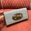 Mini Leder Handtasche Frau Original Box Abendbeutel Schulterkreuz Body Messenger Puts287u