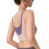 Schokbestendige vrouwen Yoga Bra Tank Tops Sport Ondergoed Patchwork Hol Sexy Running Fitness Padded Vest Ademend Gym Kleding