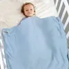 بطانية عارضة بطانيات الطفل محبوك الوليد قماط التفاف لينة طفل أريكة سرير لحاف الطفل عربة بطانية 210413
