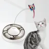 Small Animal Supplies Automatic Electronic Rotating Butterfly Cats Exercise Hunting Toy Games Funny Gifts For Kitten Pet Cat