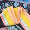 Manual Hand Rolled Twill Silk Scarf Women Floral Bags Printing Fashion Square Scarves Echarpes Foulards Femme Wrap Bandana Hijab 9270L