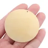 5pcs Raw Brass 55mm Metal Round Stamping Blank Disc Dog Tags Charms for Jewelry Making Pendant Necklace Findings Crafts