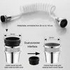 Kitchen Faucets Faucet Extender Adapter Ong Hose Portable Shower Nozzle Sink Rotatable Sprayer Accessories