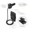 NTONPOWER 5 PORTS USB QC 3.0 Autolader 1.8m Verlengkabel met afneembare clip voor mobiele telefoon Tablet GPS Car-Charger
