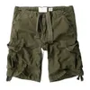 Trendiga Camouflage Cargo Shorts Man Cotton Boardshorts Plus Size Militär Army Style Stora Fickor Sommar Slitage Män Kläder 210714