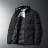 4XL 5XL 6XL 7XL 8XL men's business casual stand-collar down jacket winter classic brand clothing thick warm fashion down jacket 210819