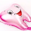 Party Decoration 1PC Large Tooth Foil Balloons Baby Boy Girl Theme Helium Inflatable Globos Model Toys