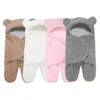 Soft born Baby Wrap Blankets Sleeping Bag Envelope For Sleepsack 100% Cotton Thicken 0-6 Months 220216