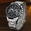 WWOOR Hommes Montres De Luxe Militaire Armée Montre Hommes Étanche Lumineux Quartz Plein Acier Sport Montre relojes hombre xfcs 210527