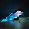 Grote Epoxy Hars Lamp Lamp Diver en Humpback Whale USB Desktop Lamp Decoratieve Ornamentd Halloween Decoratie Party Gift