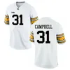 College Iowa Hawkeyes Football 31 Jack Campbell Jerseys Men 28 Koerner Bob Sanders 33 Riley Moss Chuck Long 16 Paul Krause University Team Black White Yellow