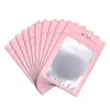 17 Размер розовый запах Доживка пакеты узорные плоские плоские самих уплотнения для хранения еды пакет алюминиевая фольга матовый черный упаковочный пакет LX04329