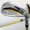 Clubes de golfe 2 estrelas Honma S-07 Irons Conjunto 4-11 AW SW PARTE DIREITO R/S FLEX AÇO