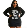 Vrouwen hoodies jurken trui brief gedrukt mode casual plus size effen kleur lantaarn mouw polka dot vrouwen jurk 927