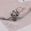 Partihandel 50st Cute Little Girl 925 Silver Charm Pärla European Charms Pärlor Passa Pandora Armband DIY Smycken Jul Xmas