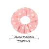 Fashion Sweet Floral Pattern Large Intestine Ring French Head Rope Cute Print Elastic Hairband Women Accessories Birthday Gifts