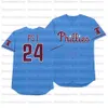 2021 TOUT BLACK Players 'Weekend Baseball Jersey 25 Joe Girardi Garlick 56 Zach Eflin Vince Velasquez Hector Neris Phil Gosselin Neil Walker