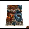 Clothing Apparel Drop Delivery 2021 Ankara Polyester Prints Binta Real Wax High Quality 6 Yards/Lot African Fabric For Party Dress B2Vqr