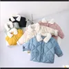 W dół Coat Znosić Ubrania dla niemowląt dla niemowląt dzieci Maternity Kropla Delivery 2021 Winter Childrens Warm Cotton Jacket Odzież dla dziewczynek Kidsbabys Rabbit Fu