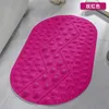 Bath Mats 2022 Large Strong Suction Thin Bathroom Mat Anti Slip Shower PVC Massage Particles Foot Pad Odorless Non-Toxic