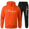 TRACKSUITS MÄN KVINNER KVINNER SKEATSHIRT SPORTING FLEECE GYMS Spring Jacket + Pants Casual Men's Track Sportwear Fitness