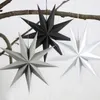 Décoration de fête 1 pièces ornements de noël lanterne en papier pendentif étoile décorations de noël année 2022 Navidad fournitures pour la maison Noel