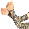 Elbow & Knee Pads 1 Pair Arm Sleeves Unisex Outdoor Cycling Camouflage Breathable Anti-UV Protective Guard