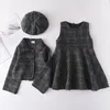 Barnkläder Girls Set Spring Autumn Fashion Winter Ullrockar och kjolar Boutique Kids Clothing Set Tonåring Fall Outfits4962267