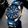 Top LIGE Brand Casual Fashion Watches for Man Sport Military Silicagel Wrist Watch Men Watch Chronograph Relojes Hombre 210804