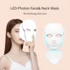 Masque facial de la luminothérapie LED de PDT avec 7 couleurs pour le masque facial du visage et du cou LED