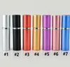 Parfymflaska 5ml aluminium anodiserad kompakt parfymflaskor AFTERSHAVE Atomiser Atomizer Fragrance Glass doftflaskor vid havet RRF11250