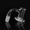 Gorący sprzedawanie 25mm XL ścięta krawędź Quartz Banger Cyclone Carb Cap 4mm przezroczyste dno wiadro 14mm mężczyzna kobieta dla dab rig