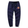 2021 Outono Inverno Moda Masculina Calças Esportivas Lakers Imprimir Calças Esportivas Masculinas Sportswear Pants H1213