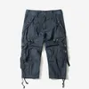 Casual Shorts Men Summer Camouflage Cotton Cargo Camo Short Pants Homme Without Belt Drop Calf-Length 210714