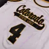 Изготовленная на заказ баскетбольная майка штата Колорадо Колледж NCAA Исайя Стивенс Нико Карвачо Дэвид Родди Адам Тистлвуд Кендл Джеймс Мур Ривера Дишон Томас