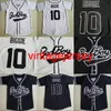 Baseball Jersey Biggie SMALLS # 72 BAD BOY Notorious Big Movie Jersey Broderie Cousu Blanc Noir Haute Qualité