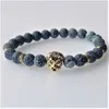 Verwering Stone Agate Energy Boeddha Bead Bracelet