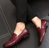 Genuine Leather Oxford Shoe Business Men'S Suits Slip On Dress Shoes Men Oxfords Luxury Fashion Wedding italian style Lace-Up Party Office
