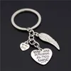 You Are Always In My Heart Words Keychains Dog Cat Keyring Diy Handmade Memorial Gift
