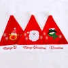 Volwassen Kerstfeest Hoed Rode Santa Claus Sneeuwpoppen 30x40cm Mannen Vrouwen Kerstmis Decoratie GLB