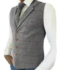 Gilets pour hommes Hommes Casual Gentleman Armée Vert Gilet Laine Douce Marron Veste Tweed Gilet D'affaires Pour Groosmen Homme Mariage