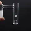 Produkty wysokiej jakości Dymiące kwarcowe paznokcie Banger z wymiennym przezroczystym filarem Suitfor Glass Water Bongs