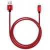 USB C Fast Laddkablar 2a Nylon flätad 1m 2m 3m 3ft 6ft 10ft Lång laddare Cord för Samsung S7 S8 S21 S22 Mobiltelefon Xiaomi Google Andorid