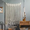 Nappa Tenda per porta Marocco Macrame Appeso a parete Arazzo tessuto nordico Decorazioni per pareti Appendiabiti Boho Decorazioni per la casa Arte Nappa Appeso per finestre