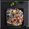 Quarzo 50G Campione di ghiaia naturale Cristallo colorato Uso Decorazioni per la casa Giardino Colorfull Acquario Energia curativa Pietra Roccia Qylpqa Ipcht Lmuhw