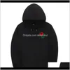 & Clothing Apparel Drop Delivery 2021 Autumn Winter Hoodies Mens Sweatshirts Rose Embroidery Cotton Men Women Long Sleeve Oversize Hoody S-2X